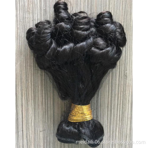 Wholesale Price High Quality Virgin Brazilian Hair Natural Color Double Drawn Fumin human hair Bundles